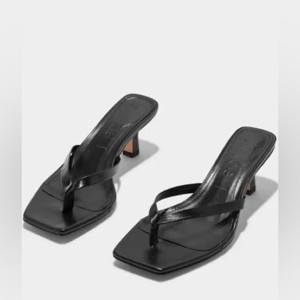 Black Women's Heeled Sandals